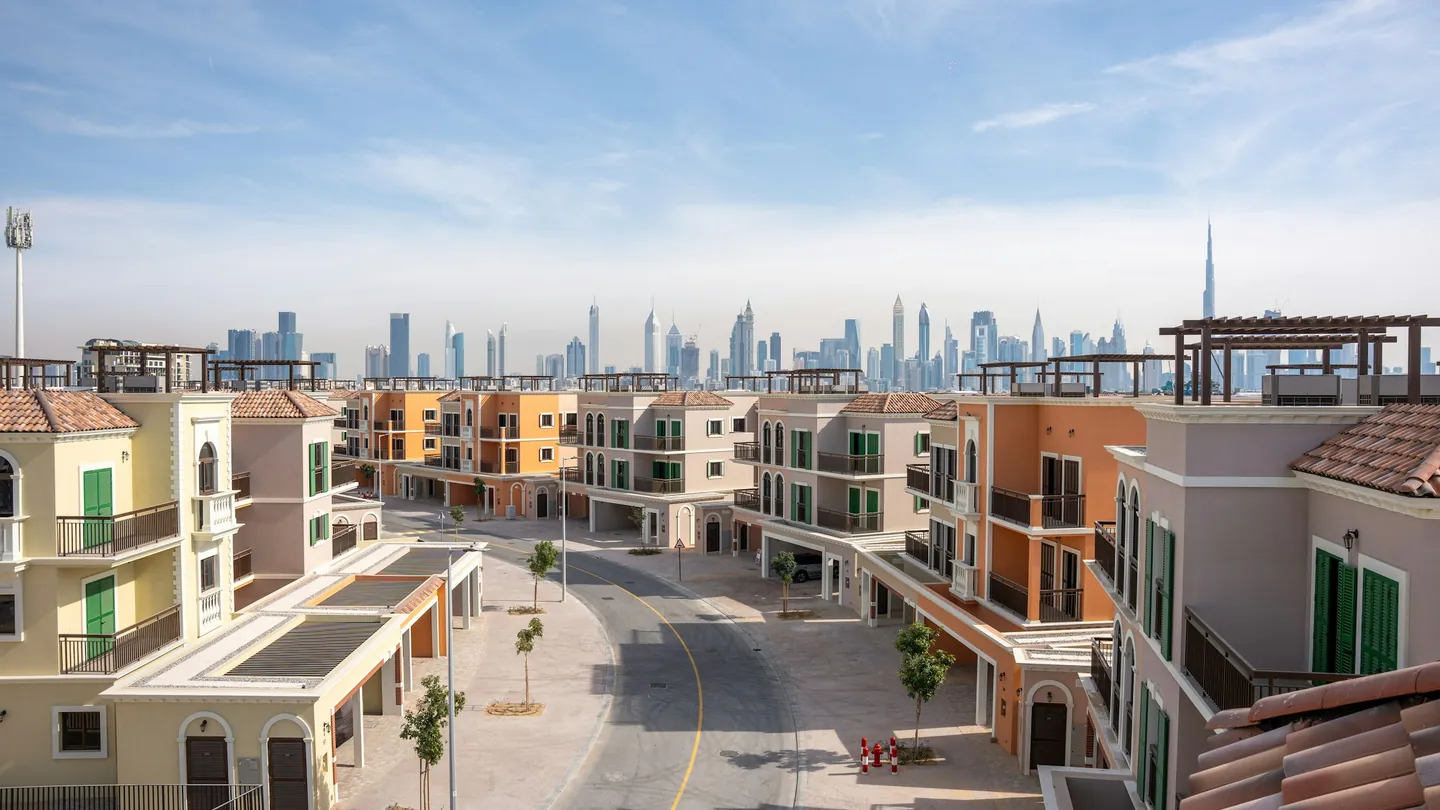Residential neighbourhood with low-rise homes