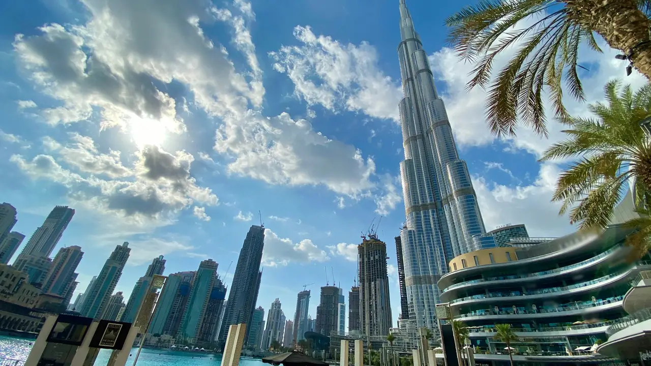 Burj Khalifa and Downtown Dubai towers